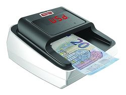 Rivelatore mobile di banconote false EUR-USD-GBP con batteria RESKAL