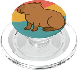 PopSockets - Agarre para teléfono - Funny PopSocket - Capybara PopSockets PopGrip para MagSafe
