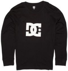 DC Shoes Star - T-Shirt Manches Longues - Uni - Coton - Garçon - Noir - M