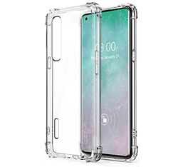 Tumundosmartphone Custodia Gel TPU Anti-Shock Trasparente per OPPO Find X2 Pro