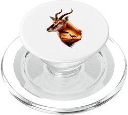 Multiple Exposure Art Oryx Antelope Oryxes Antelopes PopSockets PopGrip for MagSafe