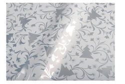 BUSTA MET. XMAS TREE BIANCO 35x50 50pz $$