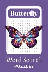 Butterfly Word Search Puzzles: Butterfly Word Search Puzzle Book | Easy-to-Read Print | 50+ Fun Puzzles with Solutions | Perfect for Adults, Seniors & ... | Great for Travel, Free Time, Gifts & More!