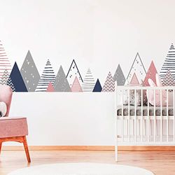 Pegatinas de pared para niños – Decoración de habitación infantil – Adhesivo de pared escandinavo, – 60 x 100 cm