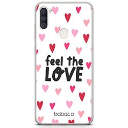 ERT GROUP mobiltelefonfodral för Samsung A03S originalt och officiellt licensierat Babaco mönster Feel the love 001 optimalt anpassad till formen på mobiltelefonen, gedeeltelijk transparant