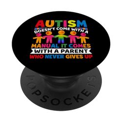 L'autismo non viene fornito con un manuale, viene fornito con un genitore che PopSockets PopGrip Intercambiabile