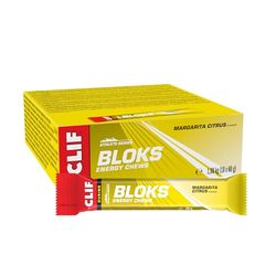 CLIF BLOKS Energy Chews - Margarita Citrus - Plant Based - Quick Energy for Cycling and Running - Workout Snack - 18 x 50 g