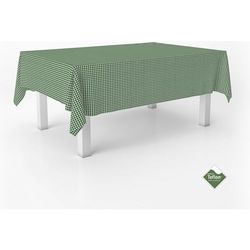 ECOMMERC3 Vichy Tafelkleed, vlekbestendig, rechthoekig, 250 x 140 cm, Vichy tafelkleed, extra zacht en waterdicht, flessengroen
