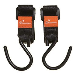 Dreambaby Strollerbuddy® EZY-Fit Lot de 2 crochets pour poussette Noir