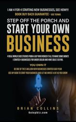 STEP OFF THE PORCH AND START YOUR OWN BUSINESS