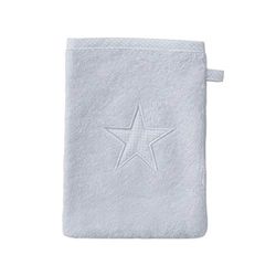 Möve Stars Manopla de baño, Plata, 20 x 15 cm