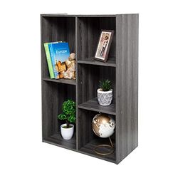 Iris Ohyama, Houten plank / kubuskast / boekenkast / kast / open kast, Modulair, Design, kantoor, woonkamer, slaapkamer - Basic Storage Shelf - CX-23C - Grijs Eiken