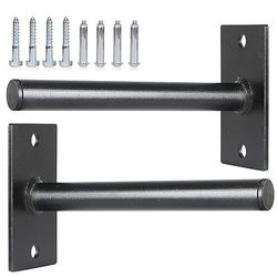 SYL Fitness Wandgemonteerde halterplaathouder, wandrek voor gewichtsopslag - geschikt voor 1 inch halterschijven (gewichtshouder voor platen van 1 inch)