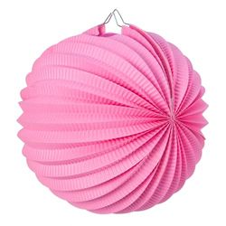 Tim & Puce 50220M lykta rund, 20 cm, rosa