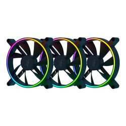 Razer Kunai Chroma - Hydraulic RGB LED PWM Performance Fan (140mm) - Ventilateurs hydrauliques aRGB PC (connectez jusqu’à 8 ventilateurs, prise du contrôleur de ventilateur PWN) 3 ventilateur