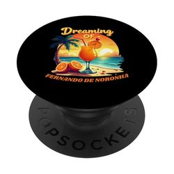 Fernando de Noronha Vacaciones Soñando Con Fernando de Noronha PopSockets PopGrip Adhesivo