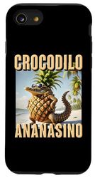 Crocodilo Ananasino AI Mostro Italiano Brainrot Ragazzi Meme Custodia per iPhone SE (2020) / 7 / 8