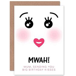 Wee Blue Coo CARD BIRTHDAY HAPPY JAPANESE KAWAII CUTE KISS MUM GIFT