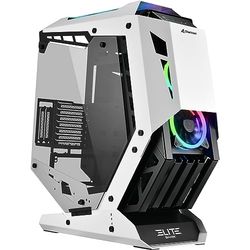 Sharkoon ELITE SHARK CA700, massives Design-PC-Gehäuse, 5x ARGB-Lüfter, PCIe-Riser-Kabel zur vertikalen Grafikkartenmontage (Dual/Triple-Slot kompatibel) inklusive
