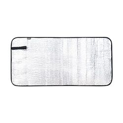 Tatonka Coussin d'assise en Aluminium 45 x 90 cm – Coussin de siège Pliable avec Surface en Aluminium pour Une Assise Chaude Lors de la randonnée, du Trekking, du Camping ou de la Marche