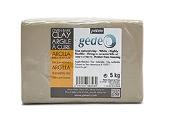 Pébéo 766303 Argila de modelagem branca, 5 kg, 5000