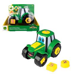 Bizak Johnny Tractor Aprende y Monta, Toomies, Juguete Educativo y de Construcción de 13 Piezas, para Niños Desde 18 Meses, Desarrollo Motor y Creatividad (30696654)