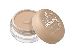 Essence Soft Touch Mousse make-up, nr. 01, nude, matterend, mat, voor onzuivere huid, voor gemengde huid, veganistisch, zonder parfum, zonder alcohol, zonder parabenen, per stuk verpakt (16 g)