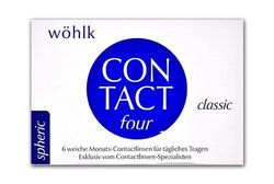 Contact Four Classic Mes lente suave, 6 unidades)