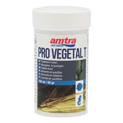 Amtra Pro Vegetal Tabs 100 ml - Mangime completo a base vegetale, per pesci d'acqua dolce e marina, in tavolette affondanti