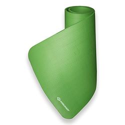 Schildkröt Fitnessmat, 15 mm, groen, met draagriem, 960261