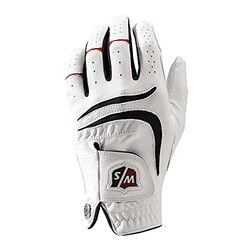 Wilson Grip Plus Guanto da Golf, MLH, Uomo, Bianco, M/L