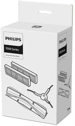 Philips Kit sostitutivo per Robot HomeRun Aqua Serie 7000-2 filtri lavabili, 1 spazzola principale, 1 spazzola laterale, compatibile con XU7100 e XU7000 (XV1473/00)