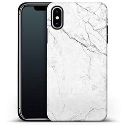 Premium mobiltelefonfodral vit marmor Apple iPhone XS Max