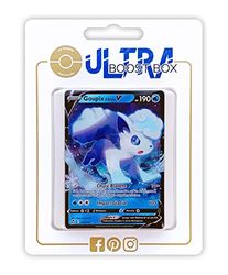 Goupix d'Alola V 33/195 - Myboost X Epée et Bouclier 12 Tempête Argentée - Coffret de 10 Cartes Pokémon Françaises