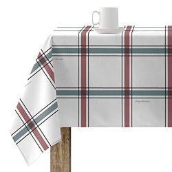 Belum Elegant Christmas 4 Christmas Tablecloth XL 180 x 300 cm 100% Cotton Resin Coated Stain Resistant