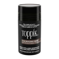 Toppik Fibre di Cheratina (Tono Castano Medio) - 12 gr. etichettatura in lingua italiana