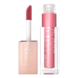 Maybelline New York Lifter Gloss, Plumping & Hydrating Lip Gloss with Hyaluronic Acid, 5.4 ml, Shade: 005, Petal