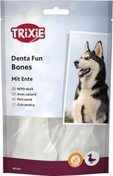 Trixie Denta Fun - Ossa da masticare con boschetti all'anatra per cani, 10 cm, 70 g