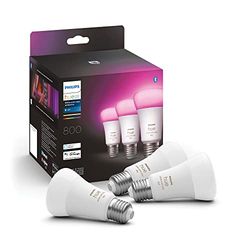 Philips Hue White and Color Ambiance standaard lamp mat dimbaar (3-pack) - E27 9.