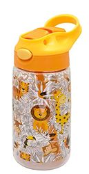 NERTHUS FIH 916 Bottiglia per bambini riutilizzabile senza BPA Safari Ugello pieghevole, ergonomico, resistente, resistente, leggera