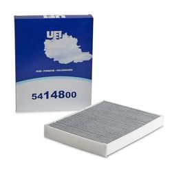 UFI Filtro de quarto de carbono ativo 54.148.00, filtro de quarto de substituição, adequado para carros, adequado para modelos de Audi, Porsche e Volkswagen