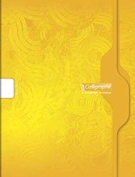 Calligraphe 7440C Set of 20 Stapled Notebooks (a Clairefontaine Brand) - 24x32 cm - 32 Plain White Pages - 70 g Paper - Recycled Varnished Card Cover - Random Colours