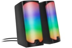 Speedlink Tonos Gaming PC Speaker RGB Bluetooth - Gaming RGB Speaker, 3.5mm jack or Bluetooth connection, 12W, PC speaker active with various lighting modes, black