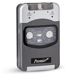 Performance Health 200 Premier Plus Dual Channel TENS Machine – Portable EMS Pain Relief Device with Flip Down Cover – Electrodes Included – Battery Operated