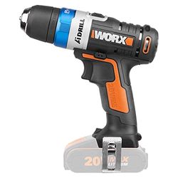 Worx WX178.9 Trapano Avvitatore AiDrill a Batteria (Solo Corpo Macchina) 20 V/ MAX, Power Share 20 V