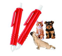 PARENCE – Juego de 2 Piezas para Quitar garrapatas automáticas para Animales/Kit de 2 Pinzas Rojas, Pinzas antigarrapatas para Gatos, Perros, Otros Animales y Humanos