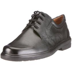 Sioux Pavon • Lamm-Nappa • PU-Sohle 22420 - Zapatos de Cordones de Cuero para Hombre, Color Negro, Talla 44.5