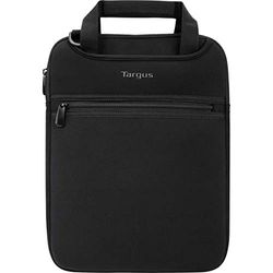 Targus Funda vertical segura para laptop de viaje profesional con asas ocultas, correa cruzada para el hombro, acolchado protector para laptop de 14 pulgadas, negro (TSS913)