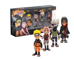 Minix - Naruto Shippuden - 4-pack - samlarfigur 7 cm (Naruto, Kakashi, Itachi, Sakura)