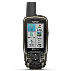 GARMIN GPSMAP 65 navigatiesensoren en TopoActive-kaarten van Europa
